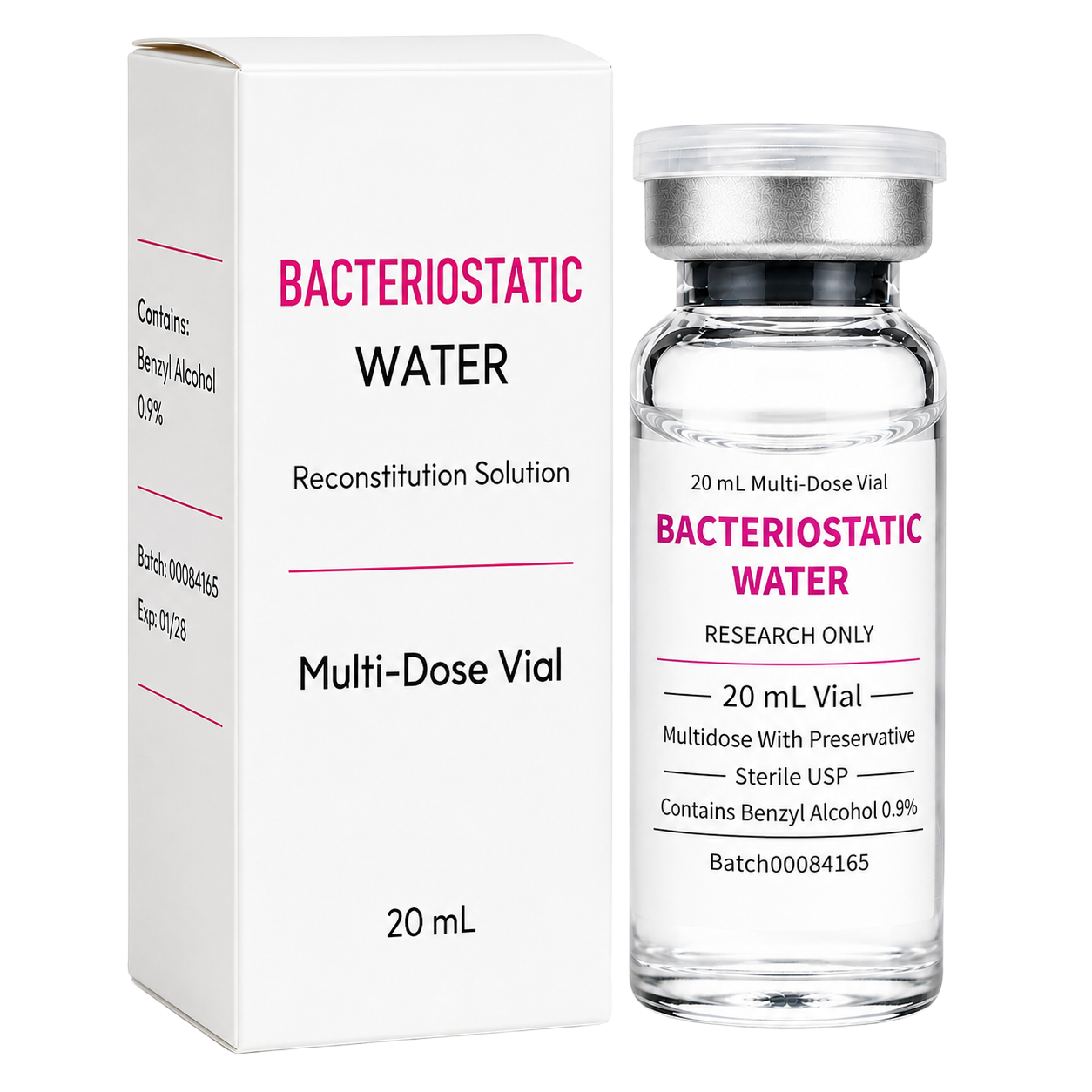 bacteriostatic water 20ml